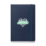 Veterinary Receptionist Heart Paws Hardcover-bound notebook-Hardcover Bound Notebook | JournalBook®-I love Veterinary