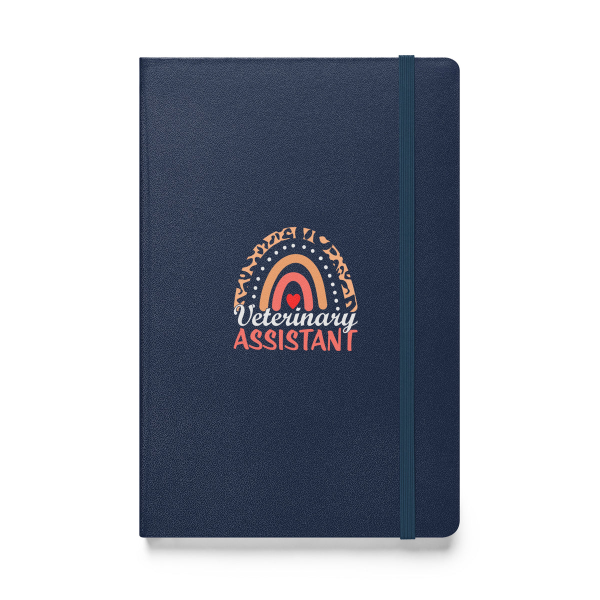 Veterinary Assistant Heart Hardcover-bound notebook-Hardcover Bound Notebook | JournalBook®-I love Veterinary