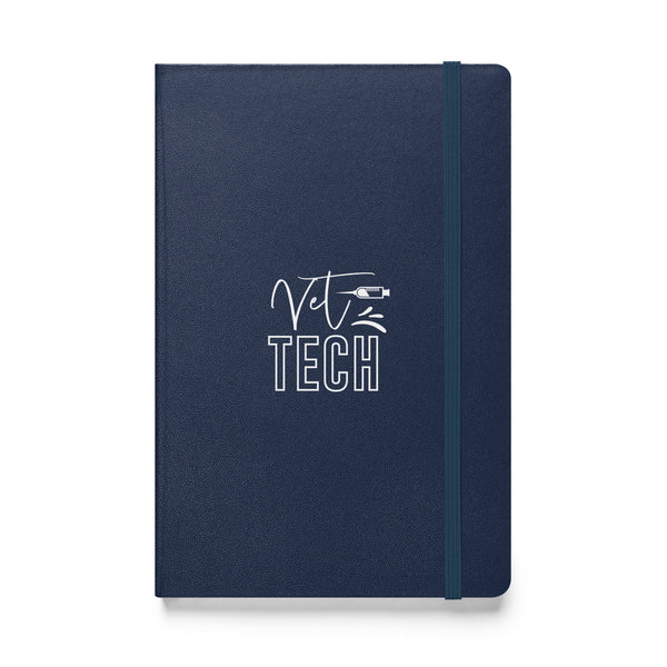 Vet Tech Needle Hardcover-bound notebook-Hardcover Bound Notebook | JournalBook®-I love Veterinary