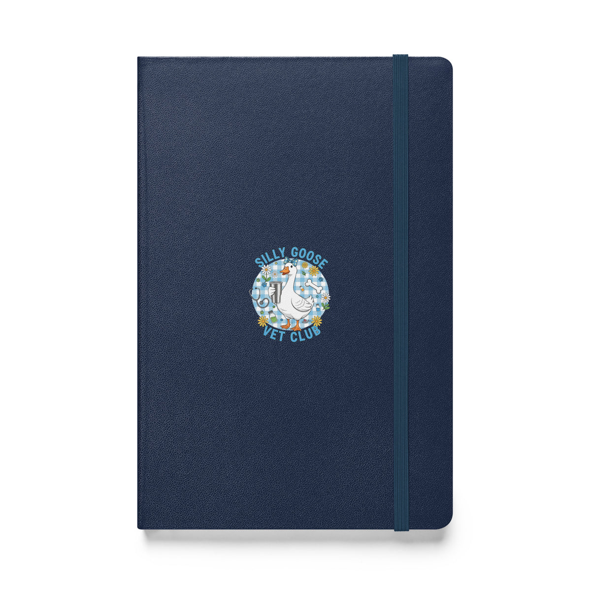 Silly Goose Vet Club Hardcover-bound notebook-Hardcover Bound Notebook | JournalBook®-I love Veterinary