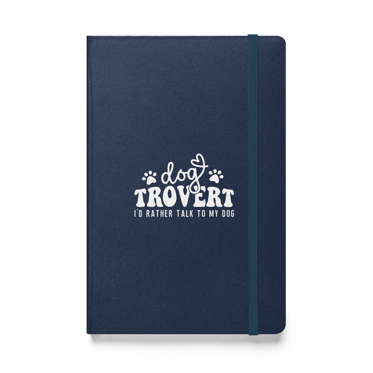 I'd rather talk to my Dog Hardcover-bound notebook-Hardcover Bound Notebook | JournalBook®-I love Veterinary