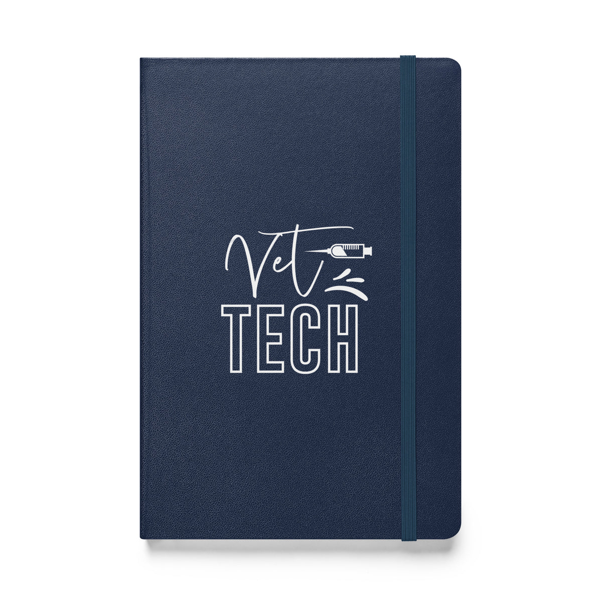 Vet Tech Needle Hardcover-bound notebook-Hardcover Bound Notebook | JournalBook®-I love Veterinary