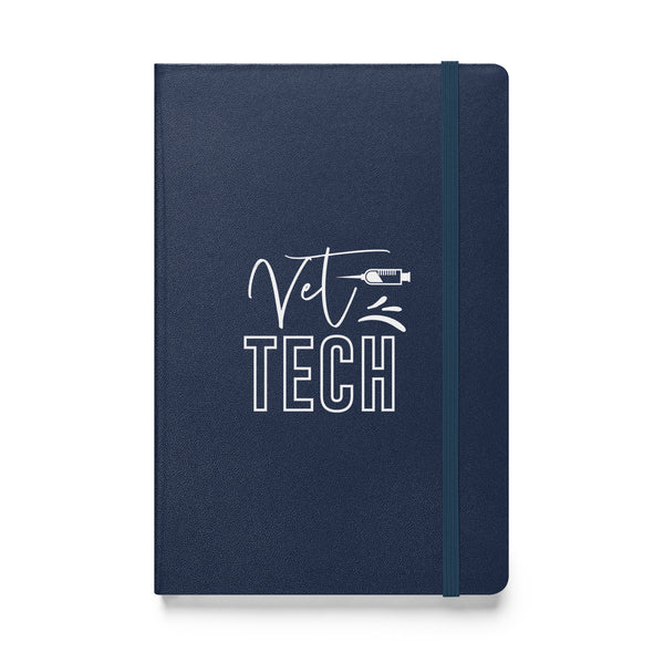 Vet Tech Needle Hardcover-bound notebook-Hardcover Bound Notebook | JournalBook®-I love Veterinary