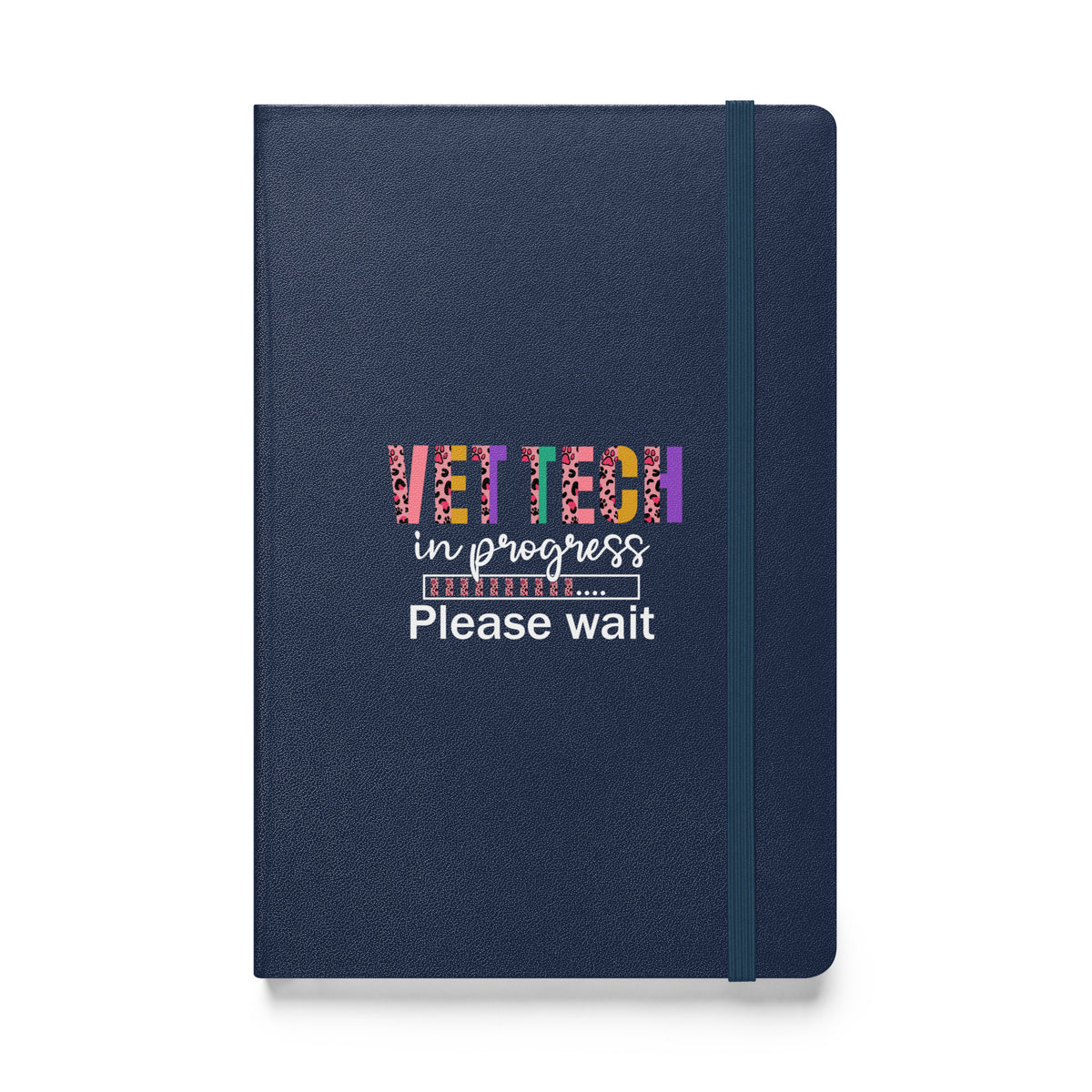 Vet Tech in Progress... Hardcover bound notebook-Hardcover Bound Notebook | JournalBook®-I love Veterinary