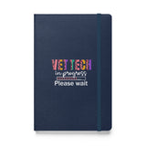 Vet Tech in Progress... Hardcover bound notebook-Hardcover Bound Notebook | JournalBook®-I love Veterinary