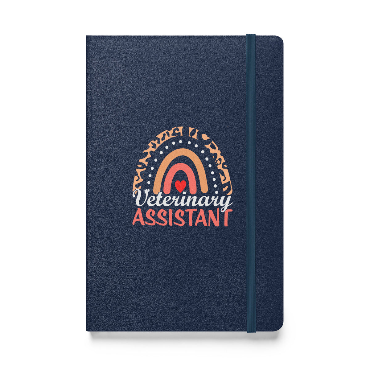 Veterinary Assistant Heart Hardcover-bound notebook-Hardcover Bound Notebook | JournalBook®-I love Veterinary