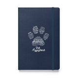 Vet Assistant Pawprint Hardcover bound notebook-Hardcover Bound Notebook | JournalBook®-I love Veterinary
