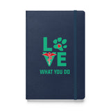 Love what you do Hardcover bound notebook-Hardcover Bound Notebook | JournalBook®-I love Veterinary