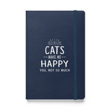 Cats make me happy Hardcover bound notebook-Hardcover Bound Notebook | JournalBook®-I love Veterinary