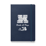 Books and Dogs Hardcover bound notebook-Hardcover Bound Notebook | JournalBook®-I love Veterinary