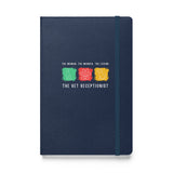 The woman, the wonder, the legend - the Vet Receptionist, Hardcover-bound notebook-I love Veterinary