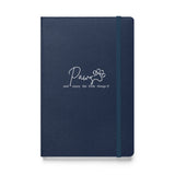 Paws and enjoy the little things, Hardcover-bound notebook-I love Veterinary