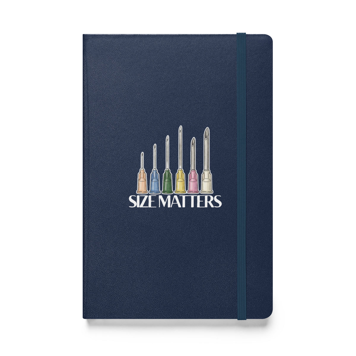 Size Matters, Hardcover-bound notebook-I love Veterinary