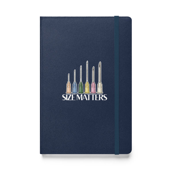 Size Matters, Hardcover-bound notebook-I love Veterinary
