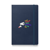 Stop sending your husband to the vet, Hardcover-bound notebook-I love Veterinary