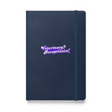Veterinary Receptionist, Hardcover-bound notebook-I love Veterinary