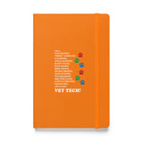 I am a... Vet Tech Hardcover bound notebook-Hardcover Bound Notebook | JournalBook®-I love Veterinary