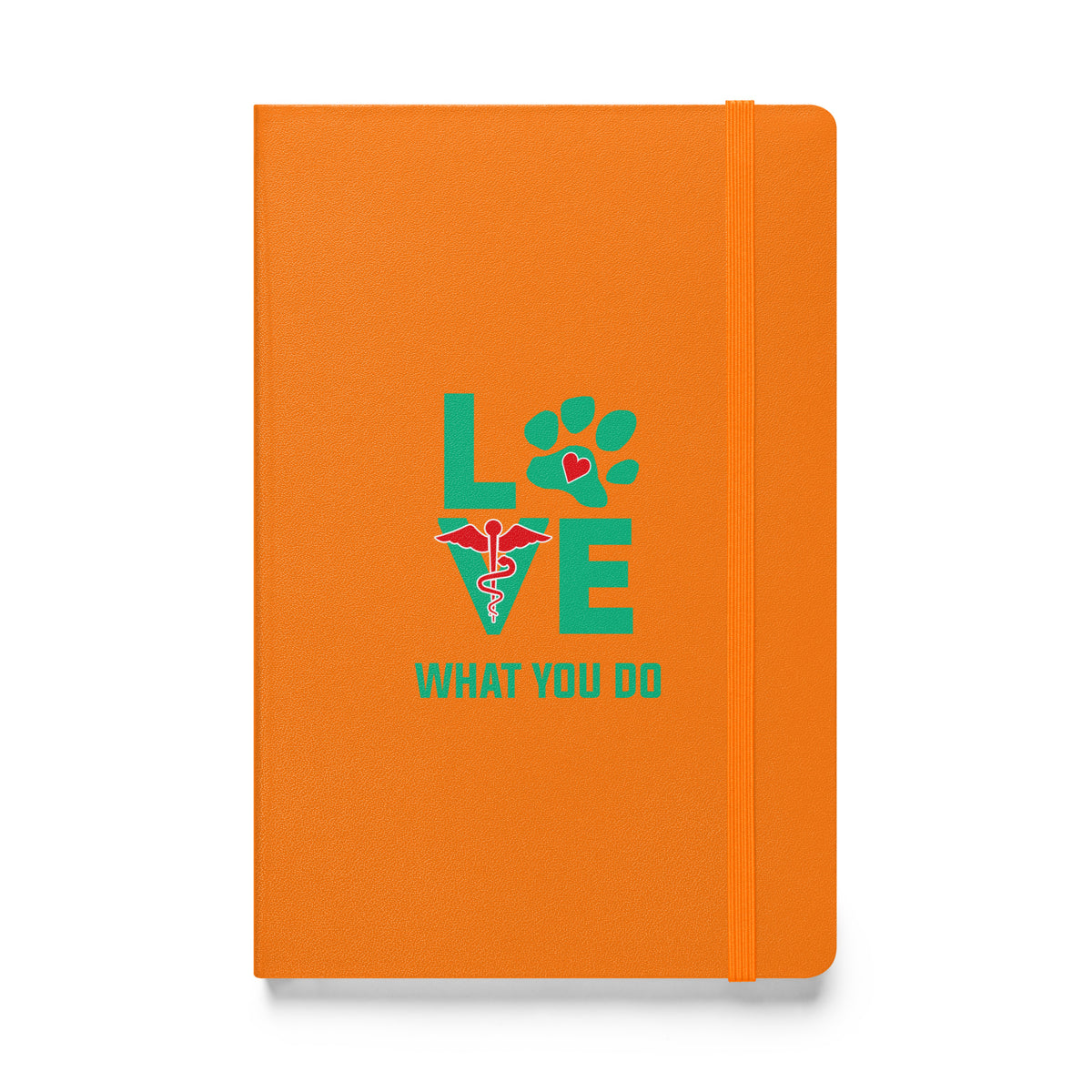 Love what you do Hardcover bound notebook-Hardcover Bound Notebook | JournalBook®-I love Veterinary