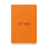 Vet Med Hardcover bound notebook-Hardcover Bound Notebook | JournalBook®-I love Veterinary