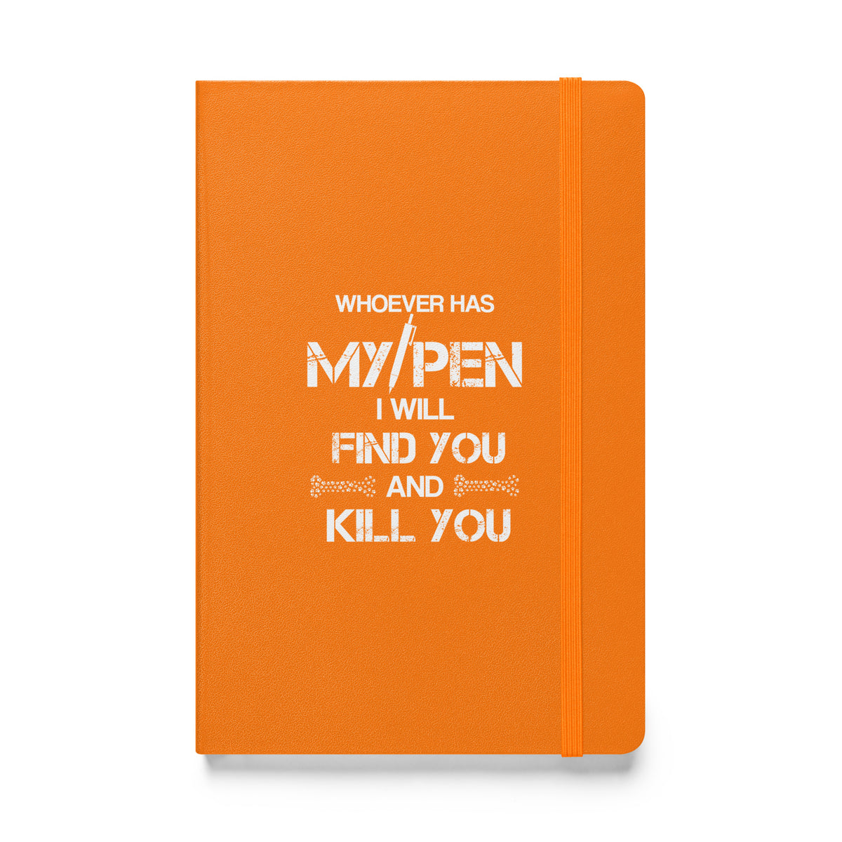 My Pen Joke Hardcover bound notebook-Hardcover Bound Notebook | JournalBook®-I love Veterinary