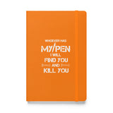 My Pen Joke Hardcover bound notebook-Hardcover Bound Notebook | JournalBook®-I love Veterinary