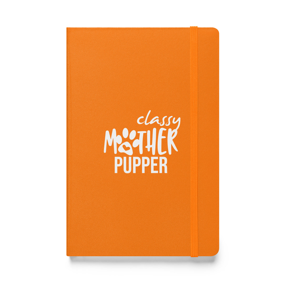 Classy mother pupper Hardcover bound notebook-Hardcover Bound Notebook | JournalBook®-I love Veterinary