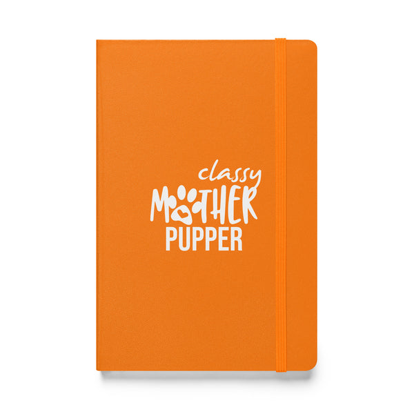 Classy mother pupper Hardcover bound notebook-Hardcover Bound Notebook | JournalBook®-I love Veterinary