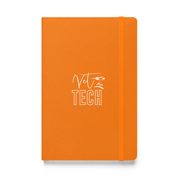 Vet Tech Needle Hardcover-bound notebook-Hardcover Bound Notebook | JournalBook®-I love Veterinary