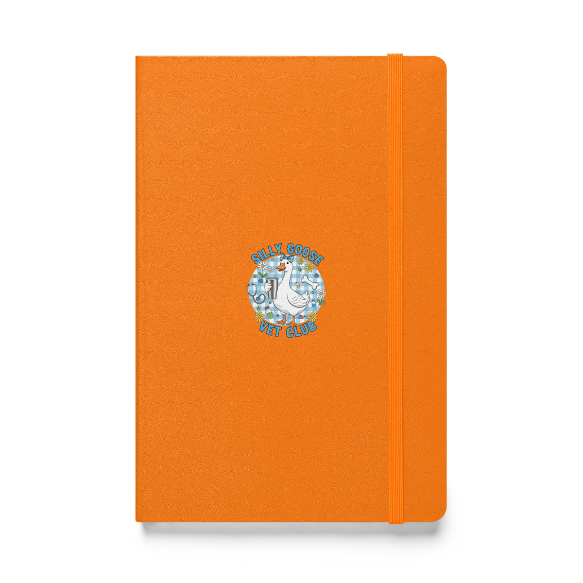 Silly Goose Vet Club Hardcover-bound notebook-Hardcover Bound Notebook | JournalBook®-I love Veterinary