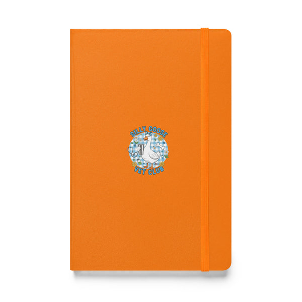 Silly Goose Vet Club Hardcover-bound notebook-Hardcover Bound Notebook | JournalBook®-I love Veterinary