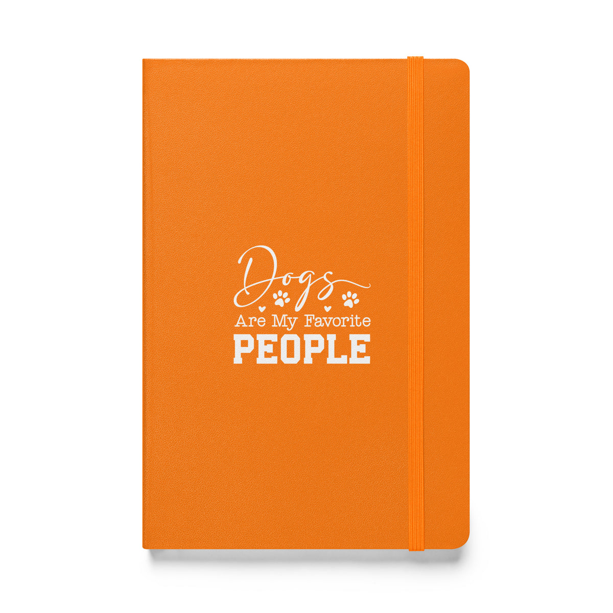 Dogs Are My Favorite People Hardcover-bound notebook-Hardcover Bound Notebook | JournalBook®-I love Veterinary