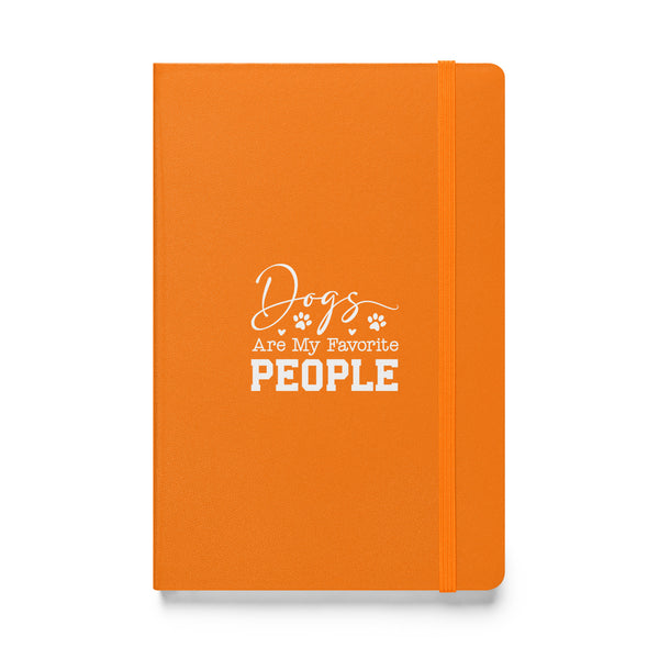 Dogs Are My Favorite People Hardcover-bound notebook-Hardcover Bound Notebook | JournalBook®-I love Veterinary