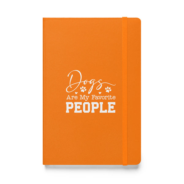 Dogs Are My Favorite People Hardcover-bound notebook-Hardcover Bound Notebook | JournalBook®-I love Veterinary