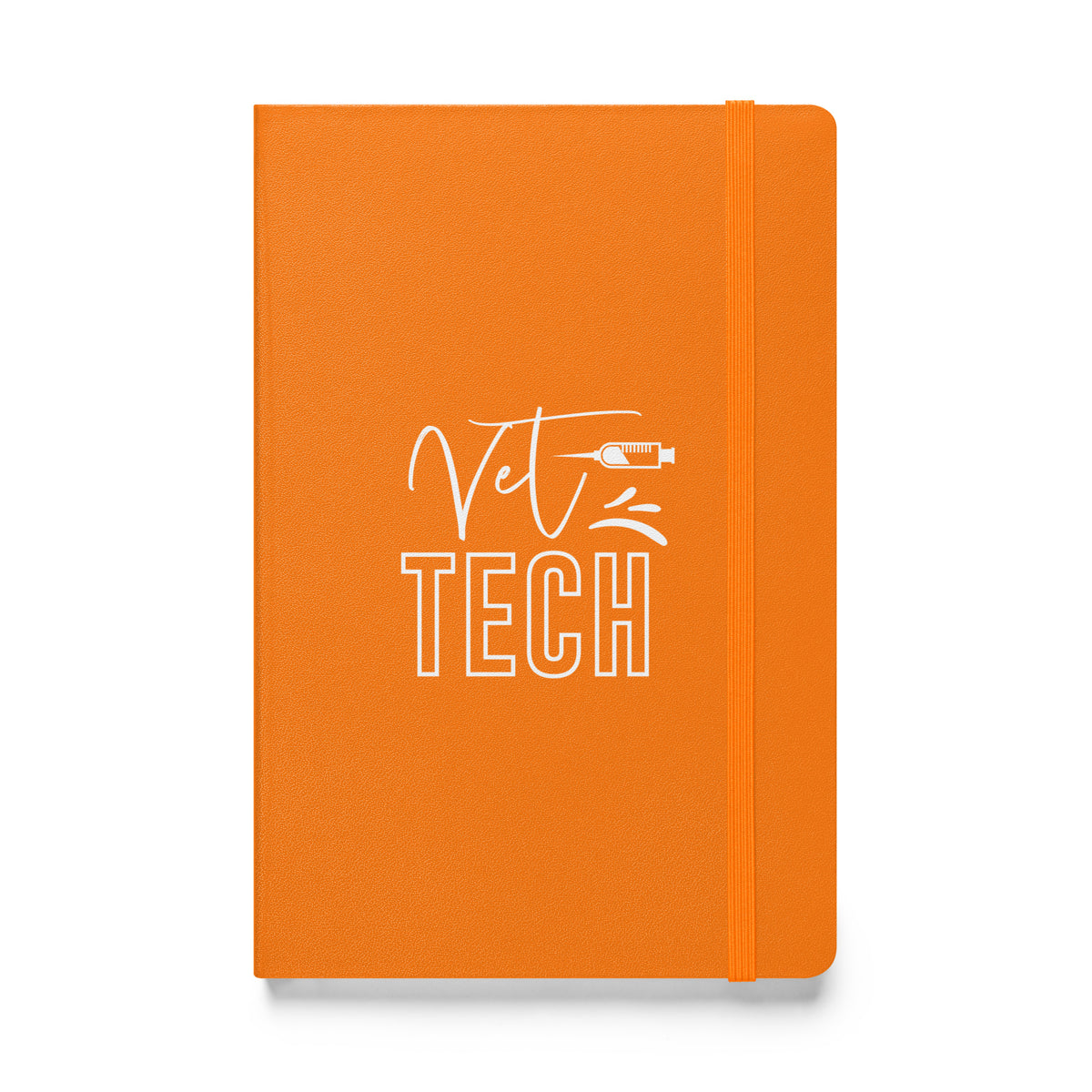 Vet Tech Needle Hardcover-bound notebook-Hardcover Bound Notebook | JournalBook®-I love Veterinary