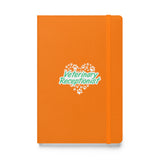 Veterinary Receptionist Heart Paws Hardcover-bound notebook-Hardcover Bound Notebook | JournalBook®-I love Veterinary