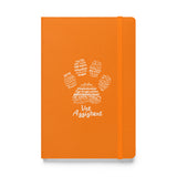 Vet Assistant Pawprint Hardcover bound notebook-Hardcover Bound Notebook | JournalBook®-I love Veterinary