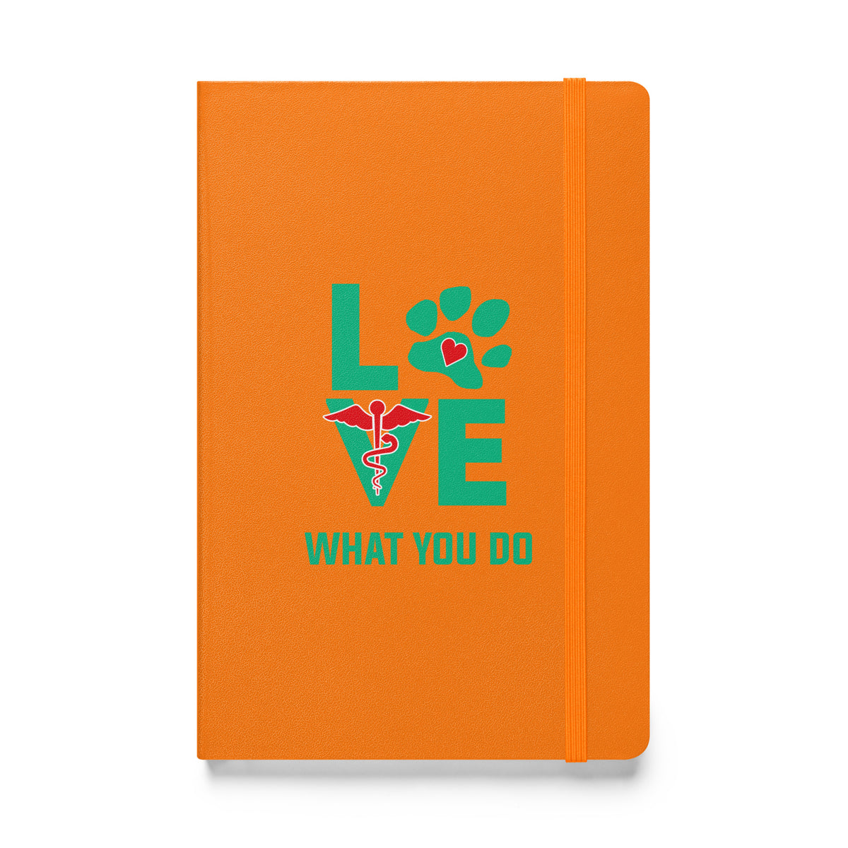 Love what you do Hardcover bound notebook-Hardcover Bound Notebook | JournalBook®-I love Veterinary