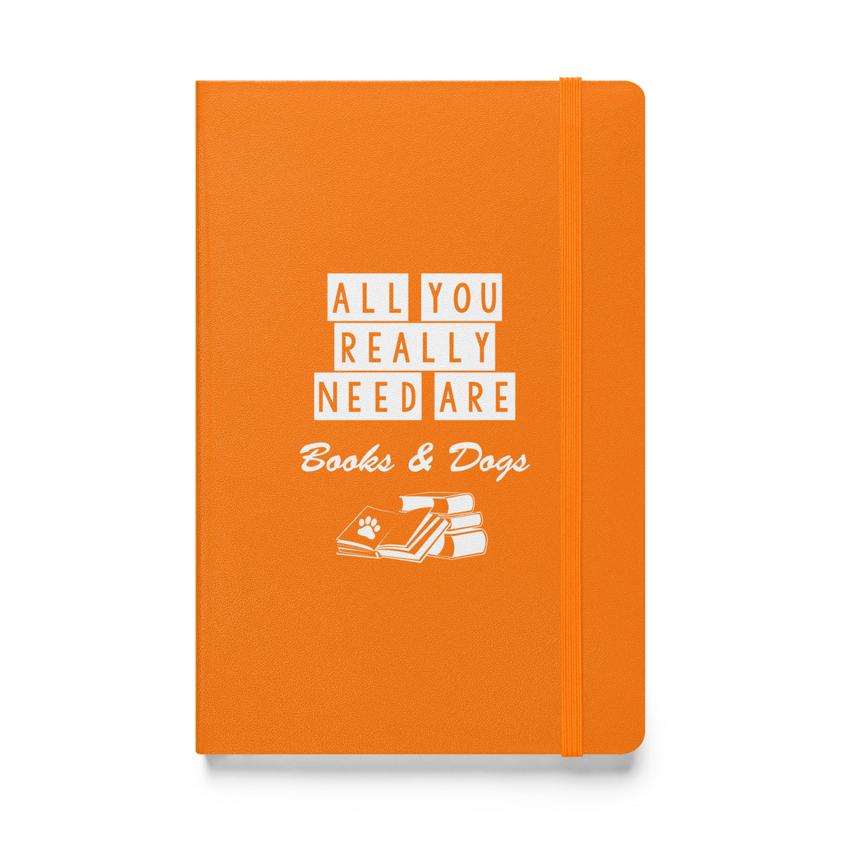 Books and Dogs Hardcover bound notebook-Hardcover Bound Notebook | JournalBook®-I love Veterinary