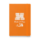 Books and Dogs Hardcover bound notebook-Hardcover Bound Notebook | JournalBook®-I love Veterinary