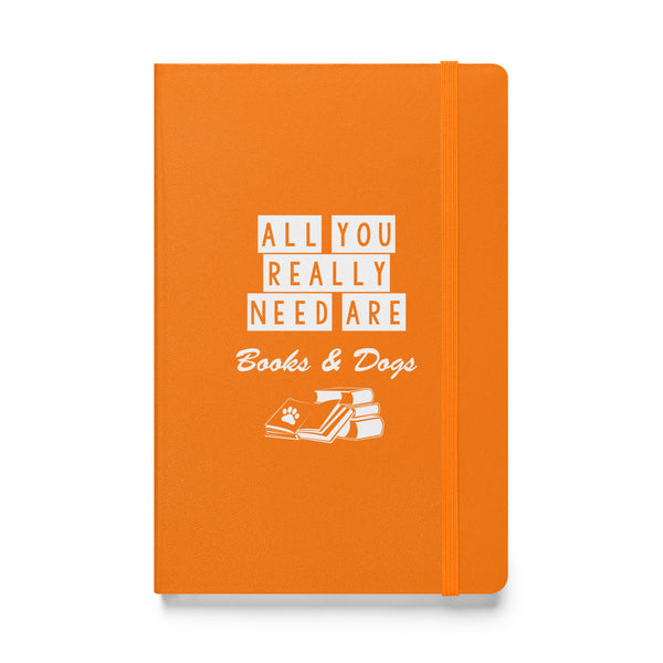 Books and Dogs Hardcover bound notebook-Hardcover Bound Notebook | JournalBook®-I love Veterinary