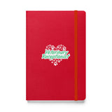 Veterinary Receptionist Heart Paws Hardcover-bound notebook-Hardcover Bound Notebook | JournalBook®-I love Veterinary