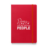 Dogs Are My Favorite People Hardcover-bound notebook-Hardcover Bound Notebook | JournalBook®-I love Veterinary