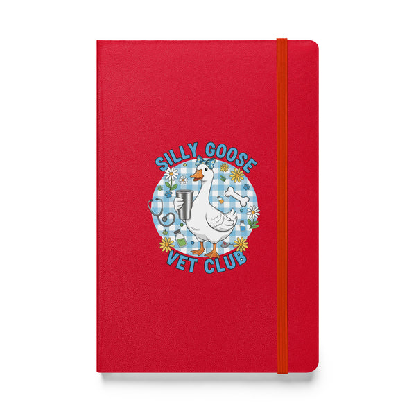 Silly Goose Vet Club Hardcover-bound notebook-Hardcover Bound Notebook | JournalBook®-I love Veterinary