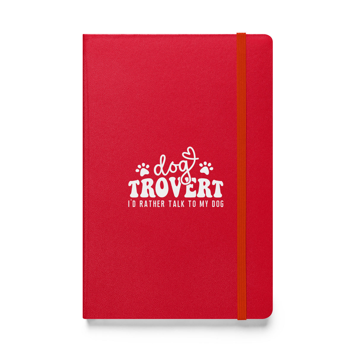 I'd rather talk to my Dog Hardcover-bound notebook-Hardcover Bound Notebook | JournalBook®-I love Veterinary