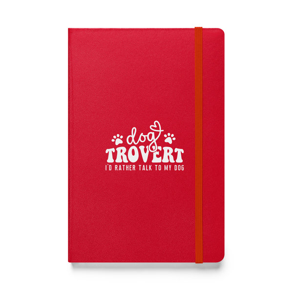 I'd rather talk to my Dog Hardcover-bound notebook-Hardcover Bound Notebook | JournalBook®-I love Veterinary