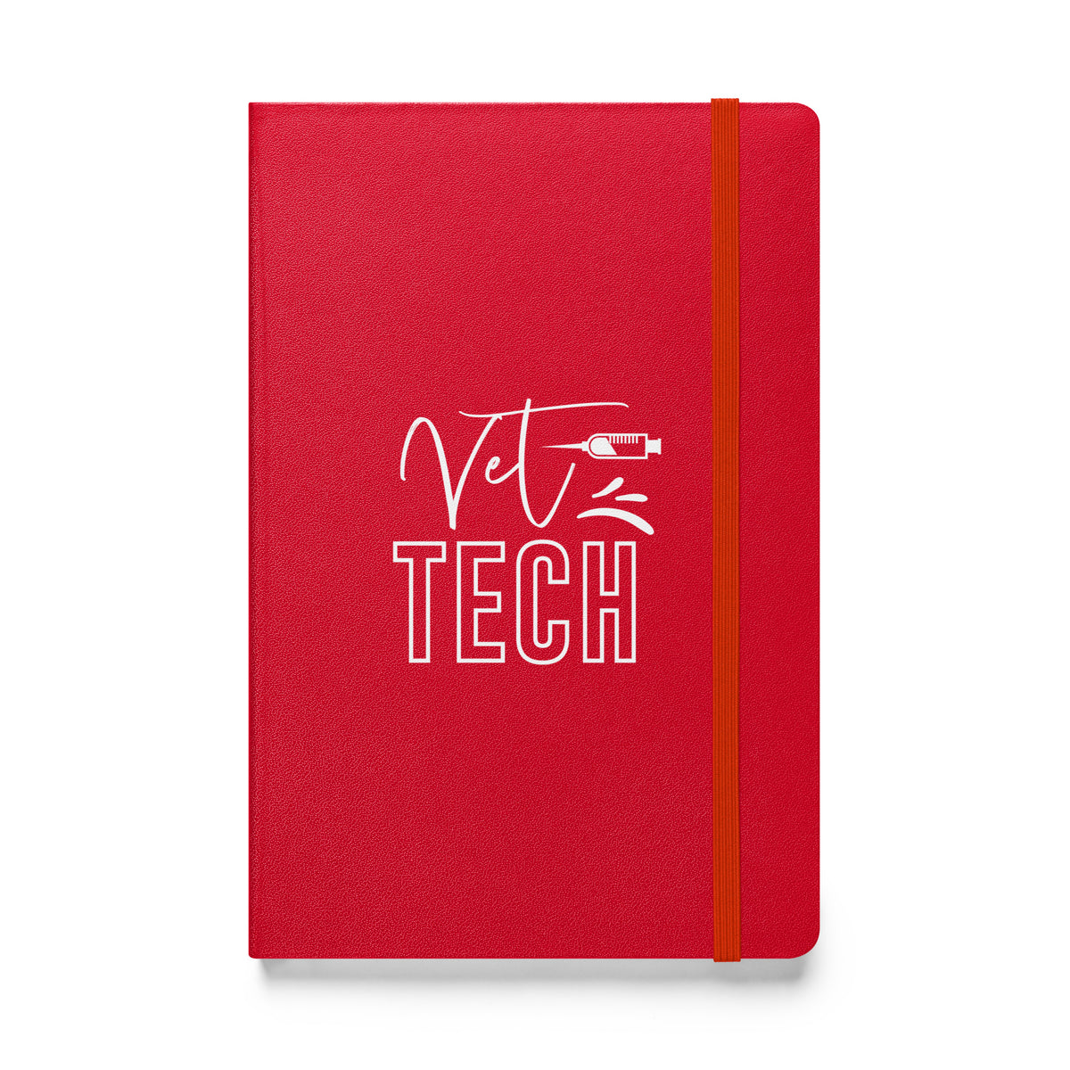 Vet Tech Needle Hardcover-bound notebook-Hardcover Bound Notebook | JournalBook®-I love Veterinary