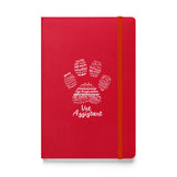 Vet Assistant Pawprint Hardcover bound notebook-Hardcover Bound Notebook | JournalBook®-I love Veterinary