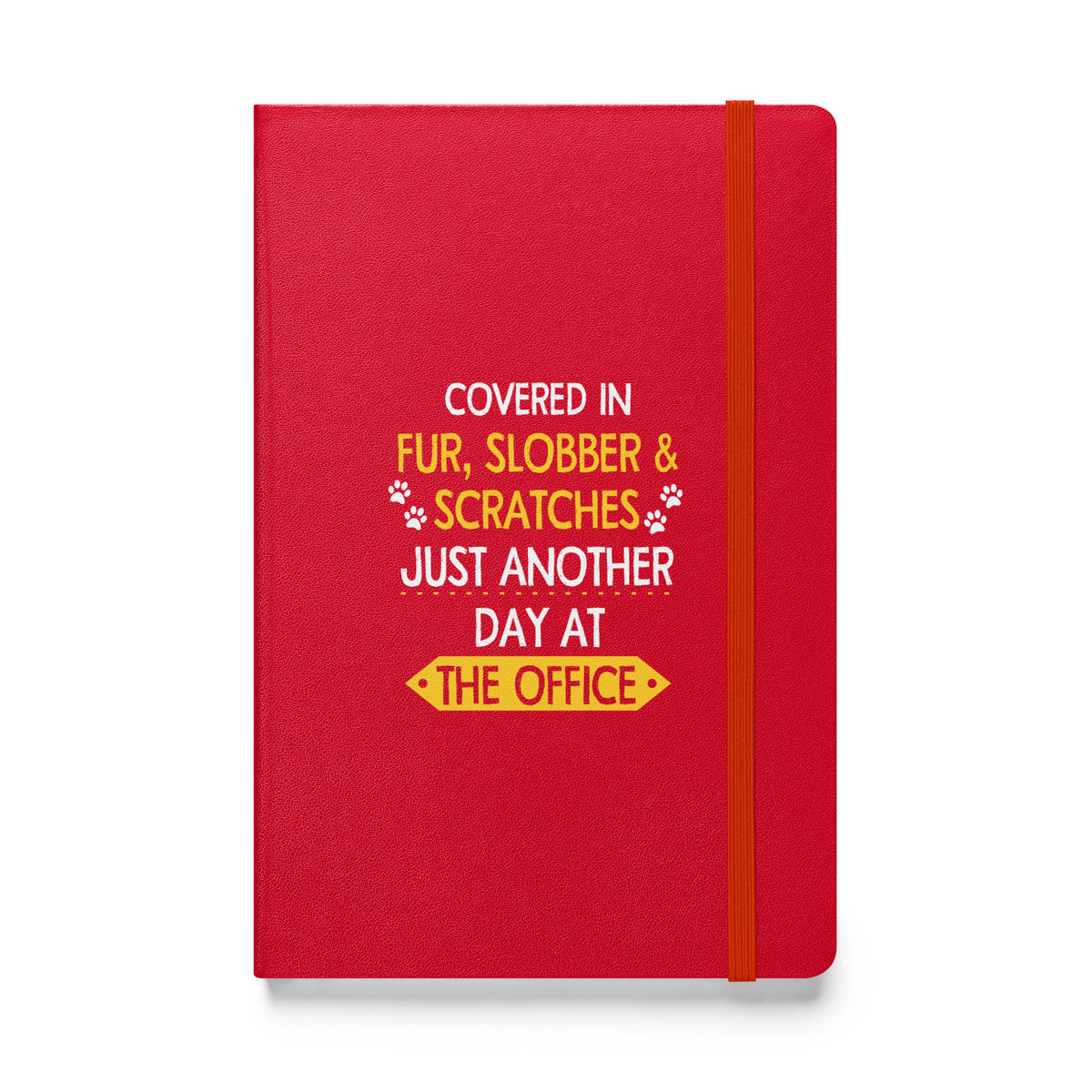 Fur, Slobber, Scratches Hardcover bound notebook-Hardcover Bound Notebook | JournalBook®-I love Veterinary