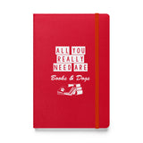 Books and Dogs Hardcover bound notebook-Hardcover Bound Notebook | JournalBook®-I love Veterinary