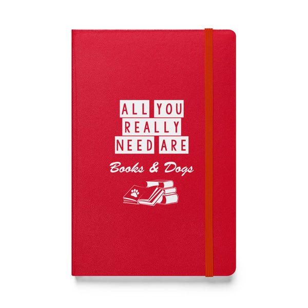 Books and Dogs Hardcover bound notebook-Hardcover Bound Notebook | JournalBook®-I love Veterinary